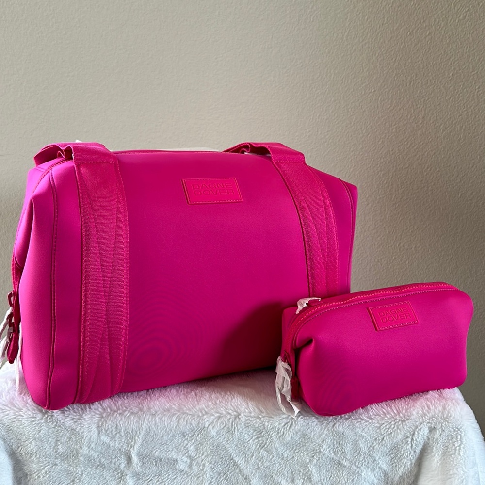 NWT Hottest Pink Dagne Dover Bundle - Medium Landon and Small Hunter